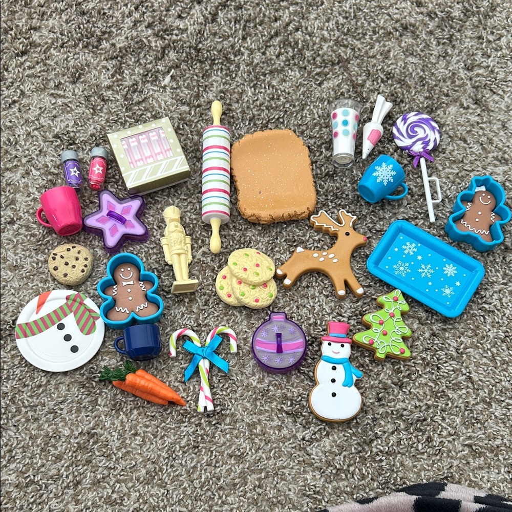 American girl Christmas food lot